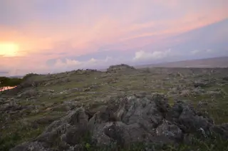 Foto arsip: Senja di Pulau Rote, Titik Nol Bagian Selatan Indonesia.